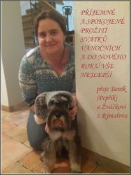 Malý knírač pepř a sůl vrh P z Barokamu